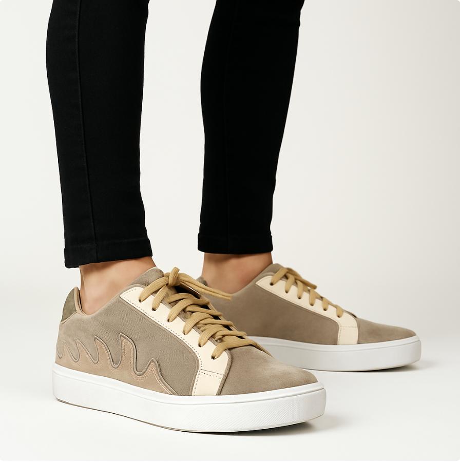 Zapatillas de cuero Mujer