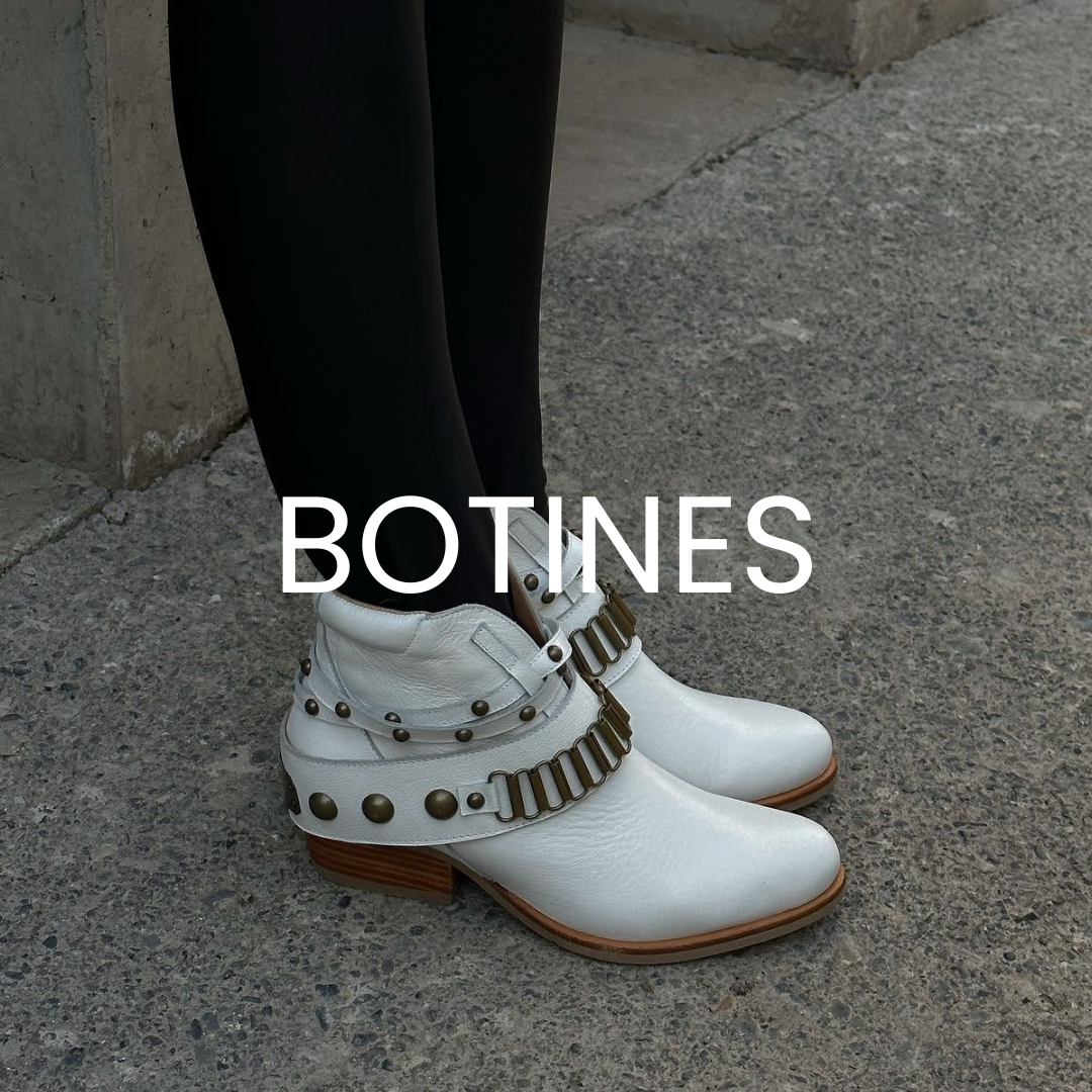 Botines de Cuero Mujer