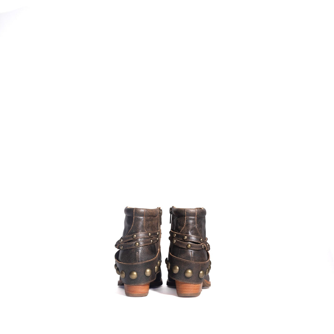 BOTIN ADELA CAFE DE CUERO MUJER