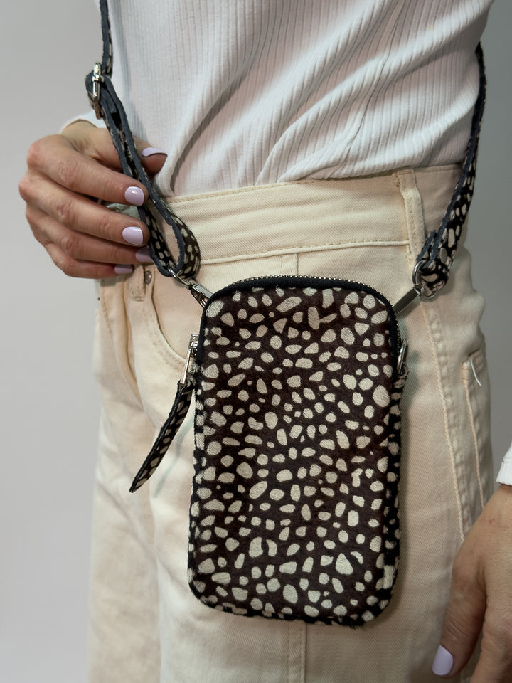 CARTERA DE CUERO PRINT VAQUITA