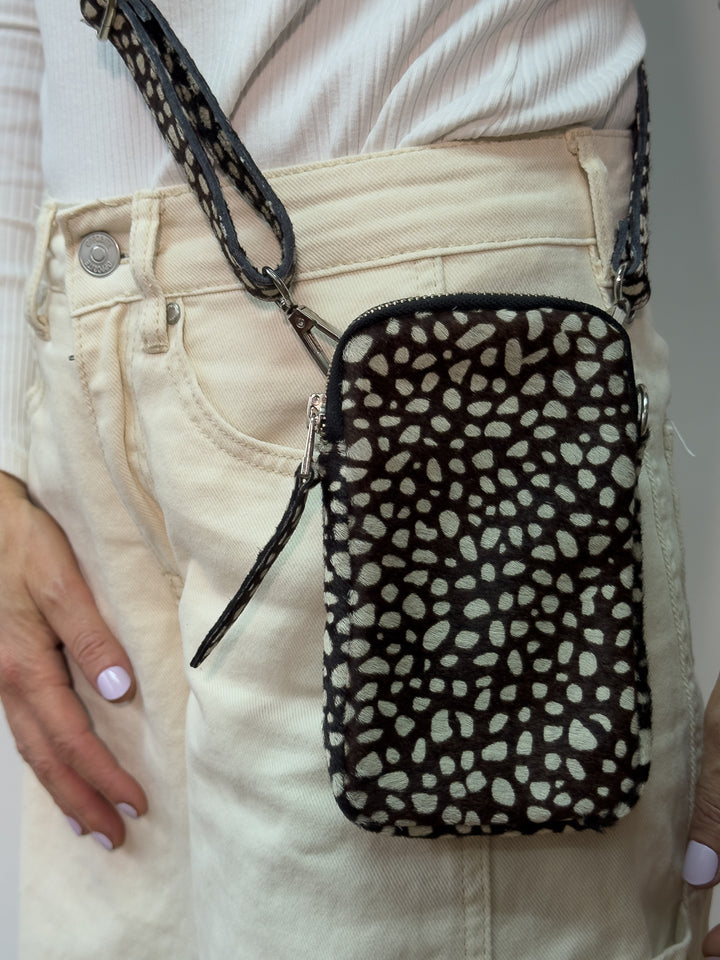 CARTERA DE CUERO PRINT VAQUITA