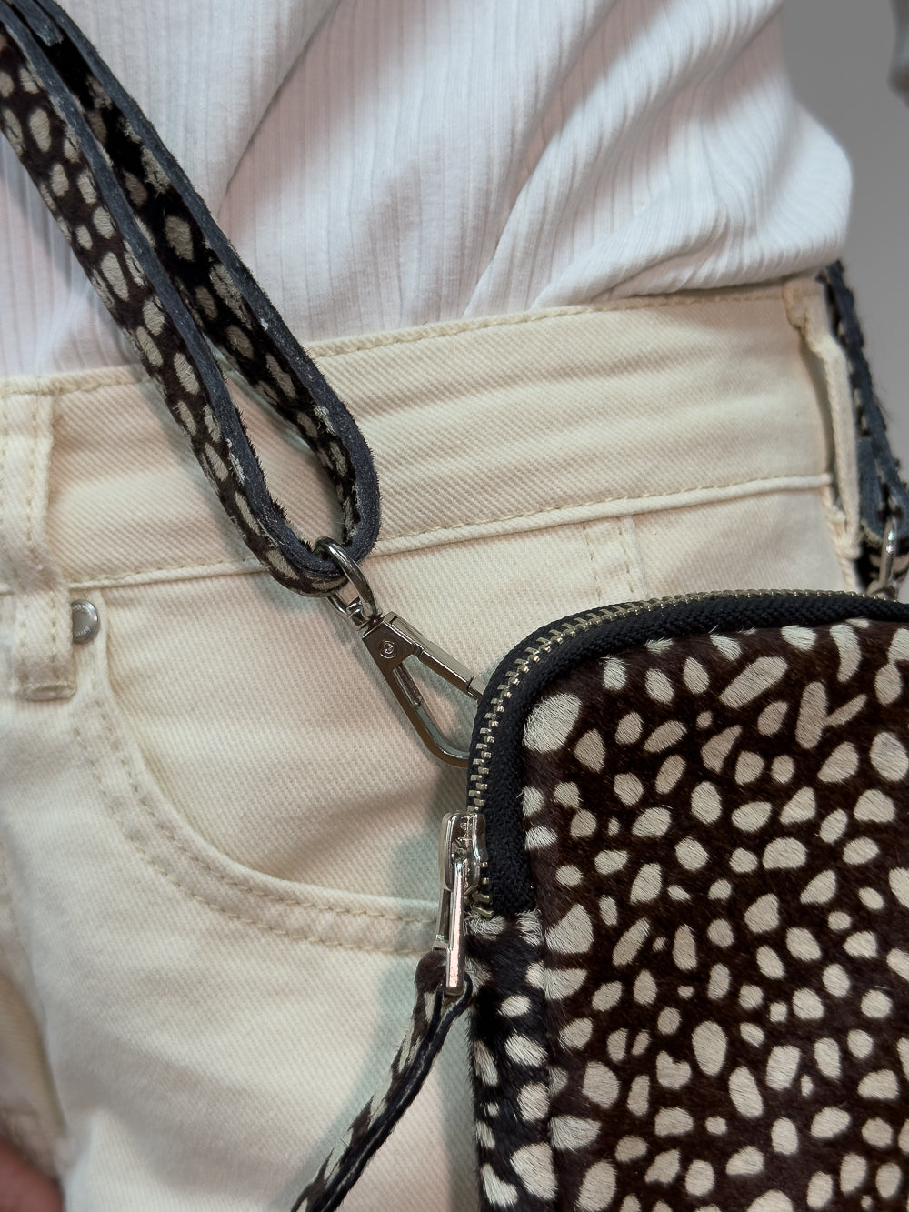 CARTERA DE CUERO PRINT VAQUITA