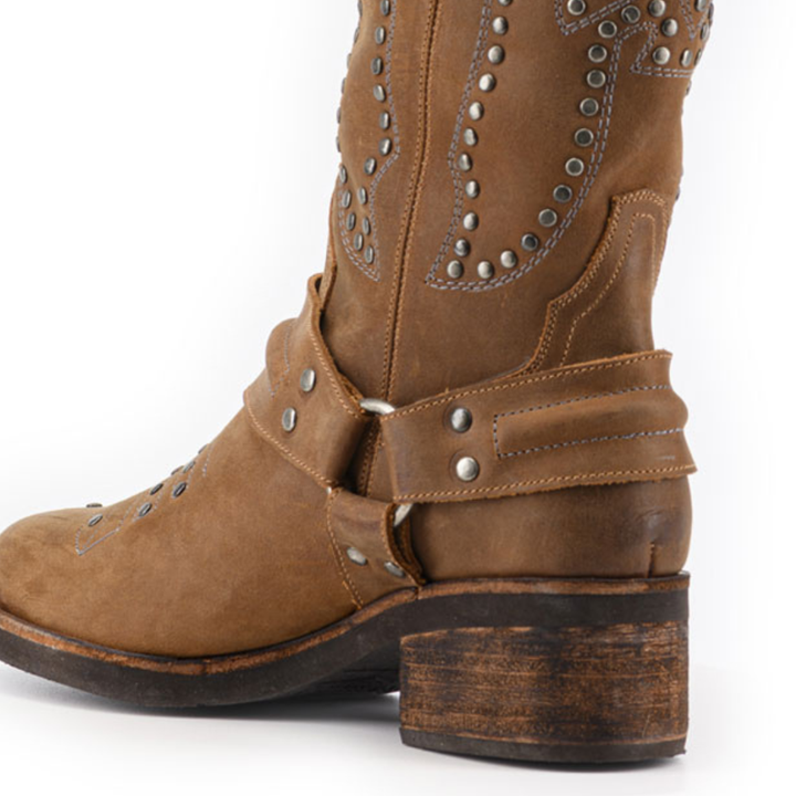BOTA ELENA CAFÉ  DE CUERO