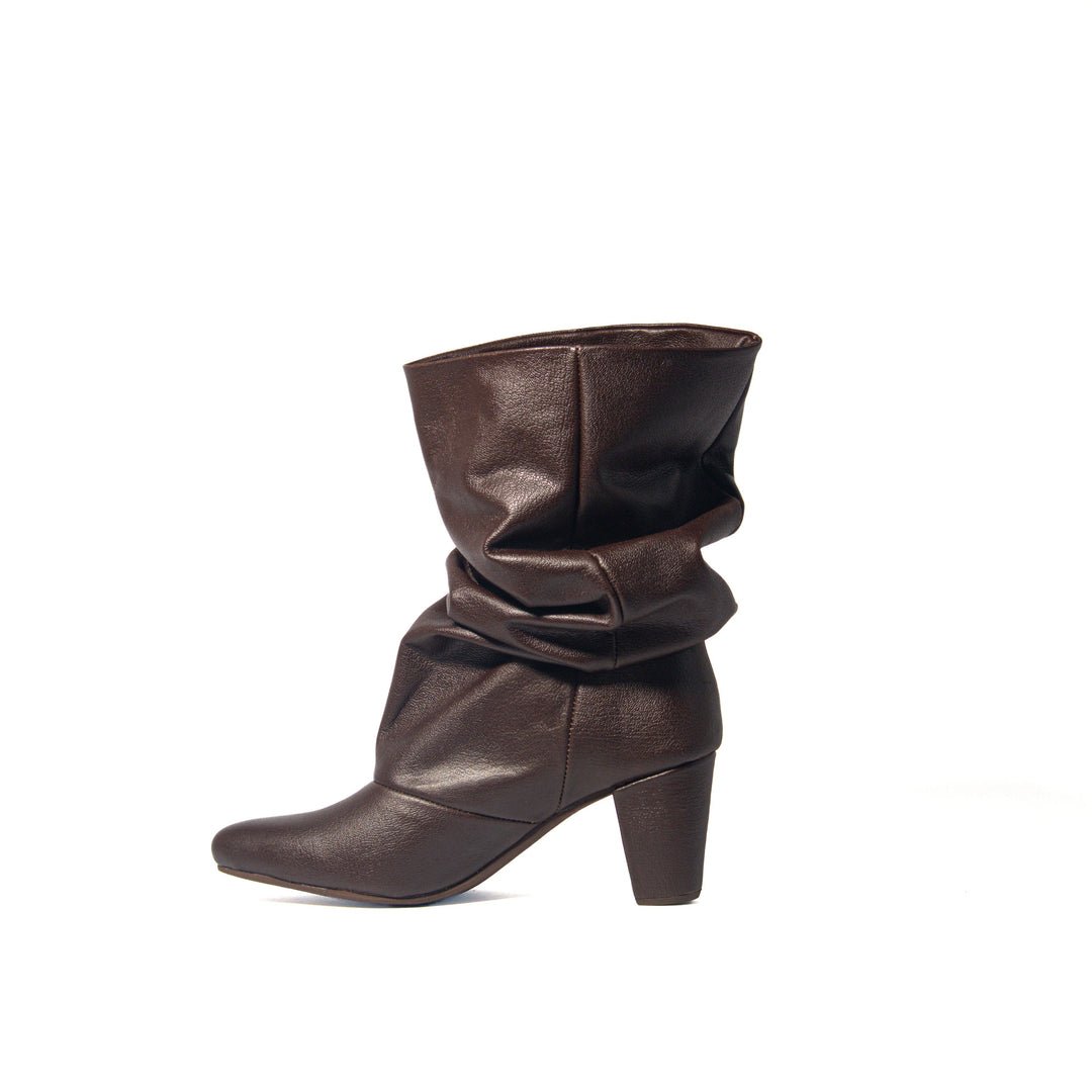 BOTA DE CUERO MILAGROS CAFÉ