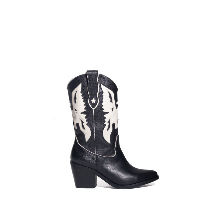 BOTA AGUILA NEGRA "ALTA"  DE CUERO