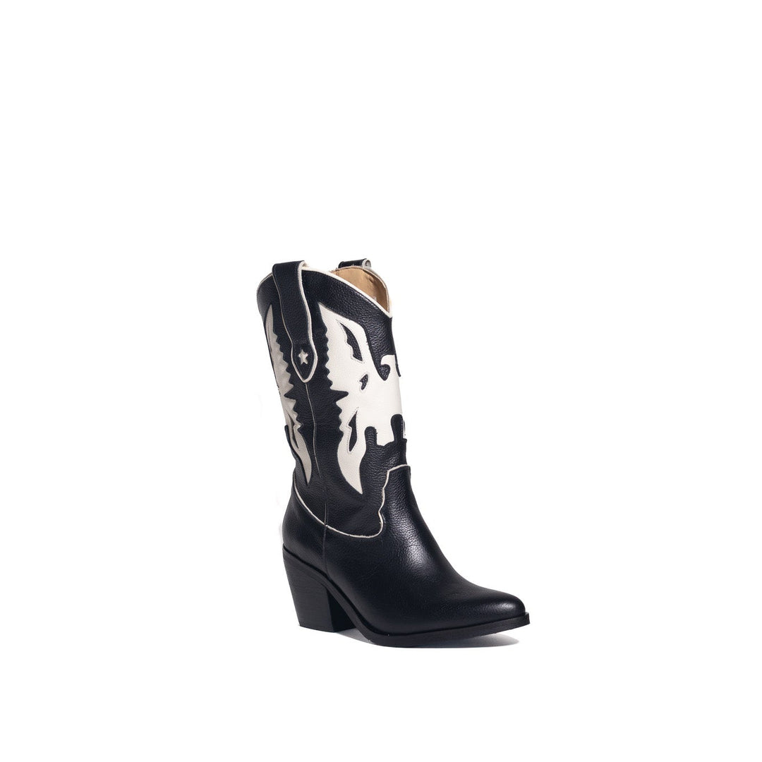 BOTA AGUILA NEGRA "ALTA"  DE CUERO
