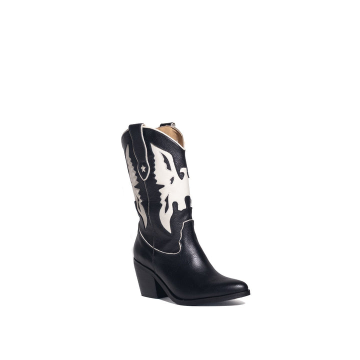 BOTA AGUILA NEGRA "ALTA"  DE CUERO