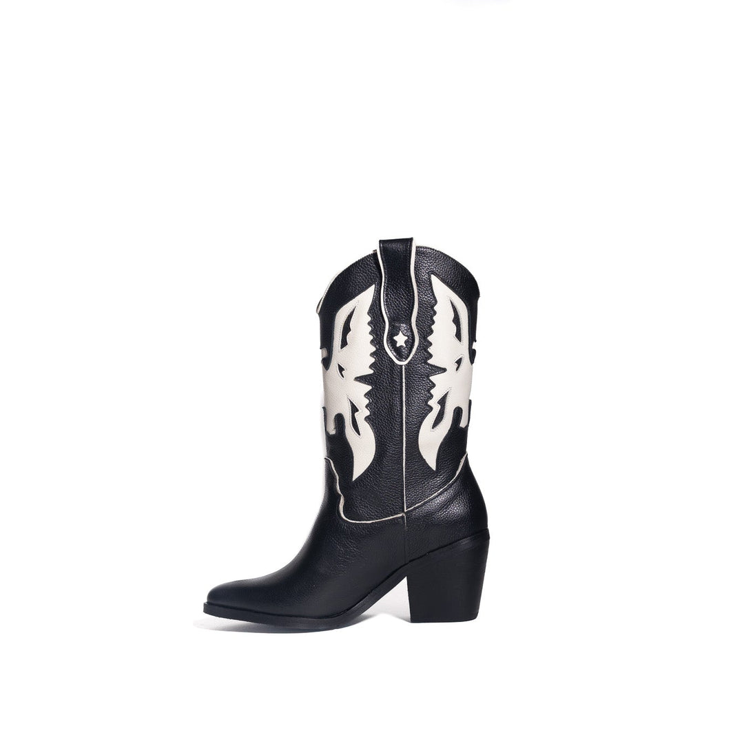 BOTA AGUILA NEGRA "ALTA"  DE CUERO