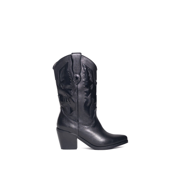 BOTA AGUILA BLACK "ALTA"  DE CUERO