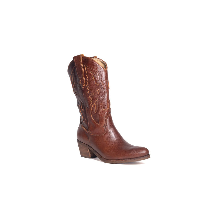 BOTA AGUILA CAFE  DE CUERO