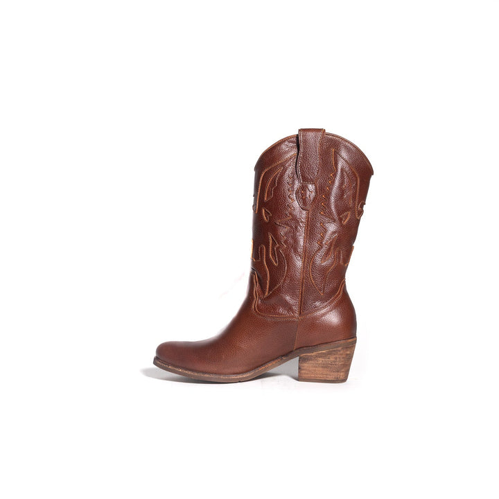 BOTA AGUILA CAFE  DE CUERO
