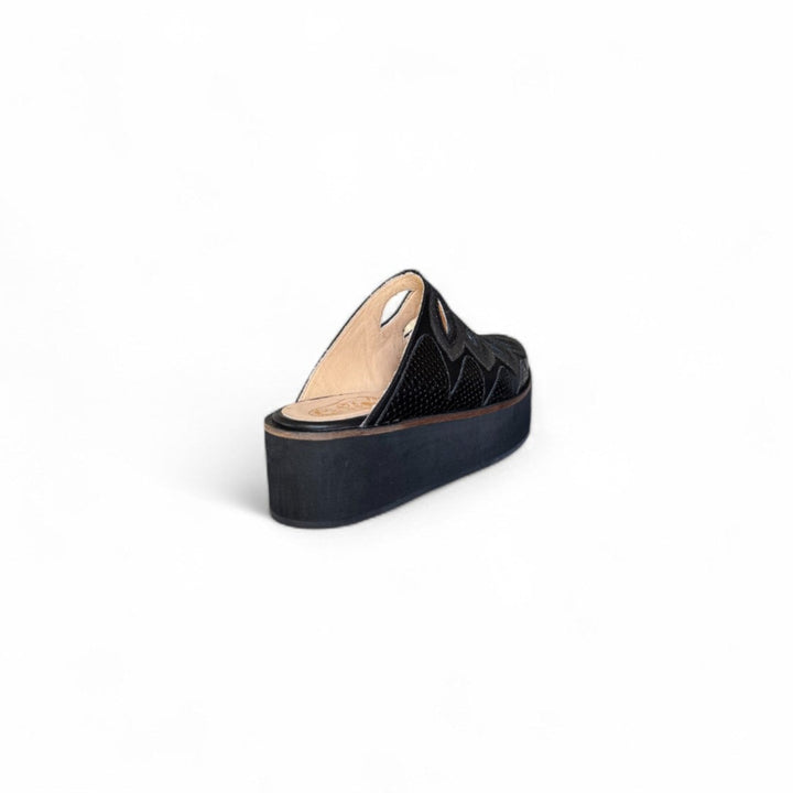 ZUECO FLOR NEGRO