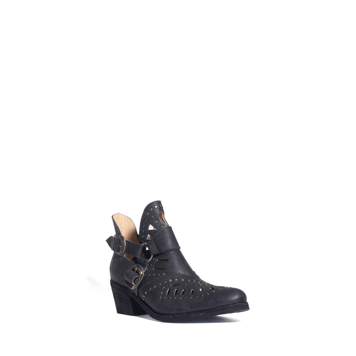 BOTIN MUJER DE CUERO GRACIA NEGRO