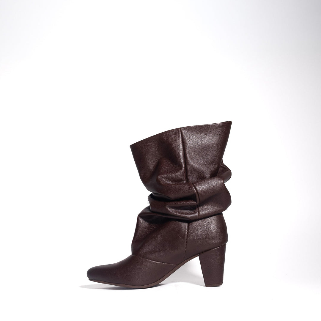 BOTA DE CUERO MILAGROS CAFÉ