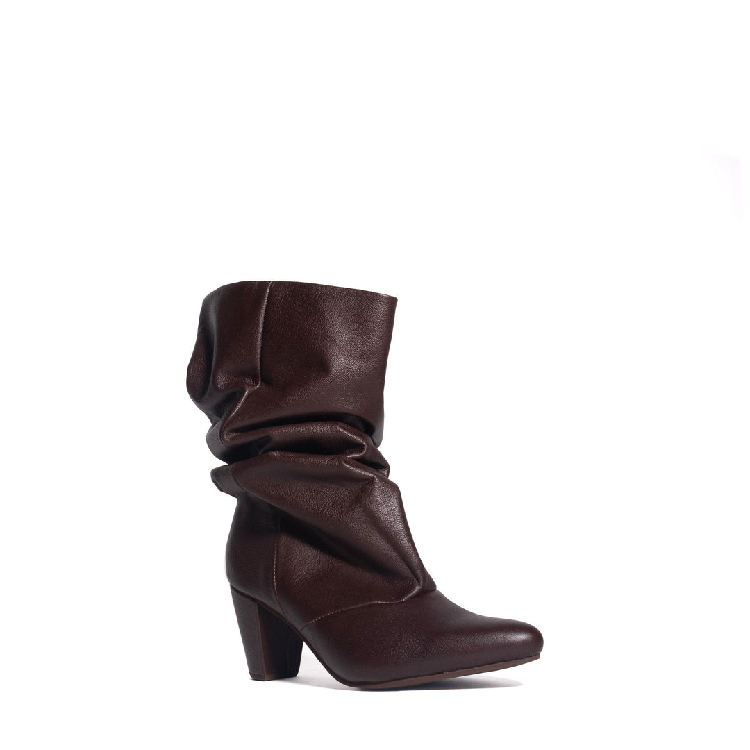 BOTA DE CUERO MILAGROS CAFÉ
