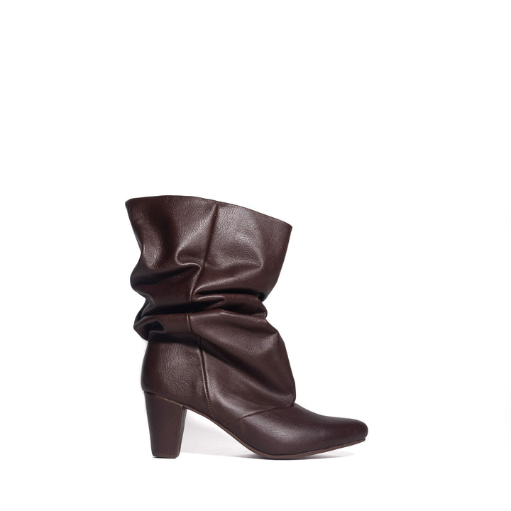 BOTA DE CUERO MILAGROS CAFÉ