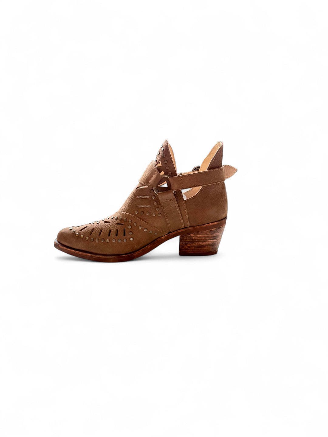 BOTIN MUJER DE CUERO GRACIA CAFÉ