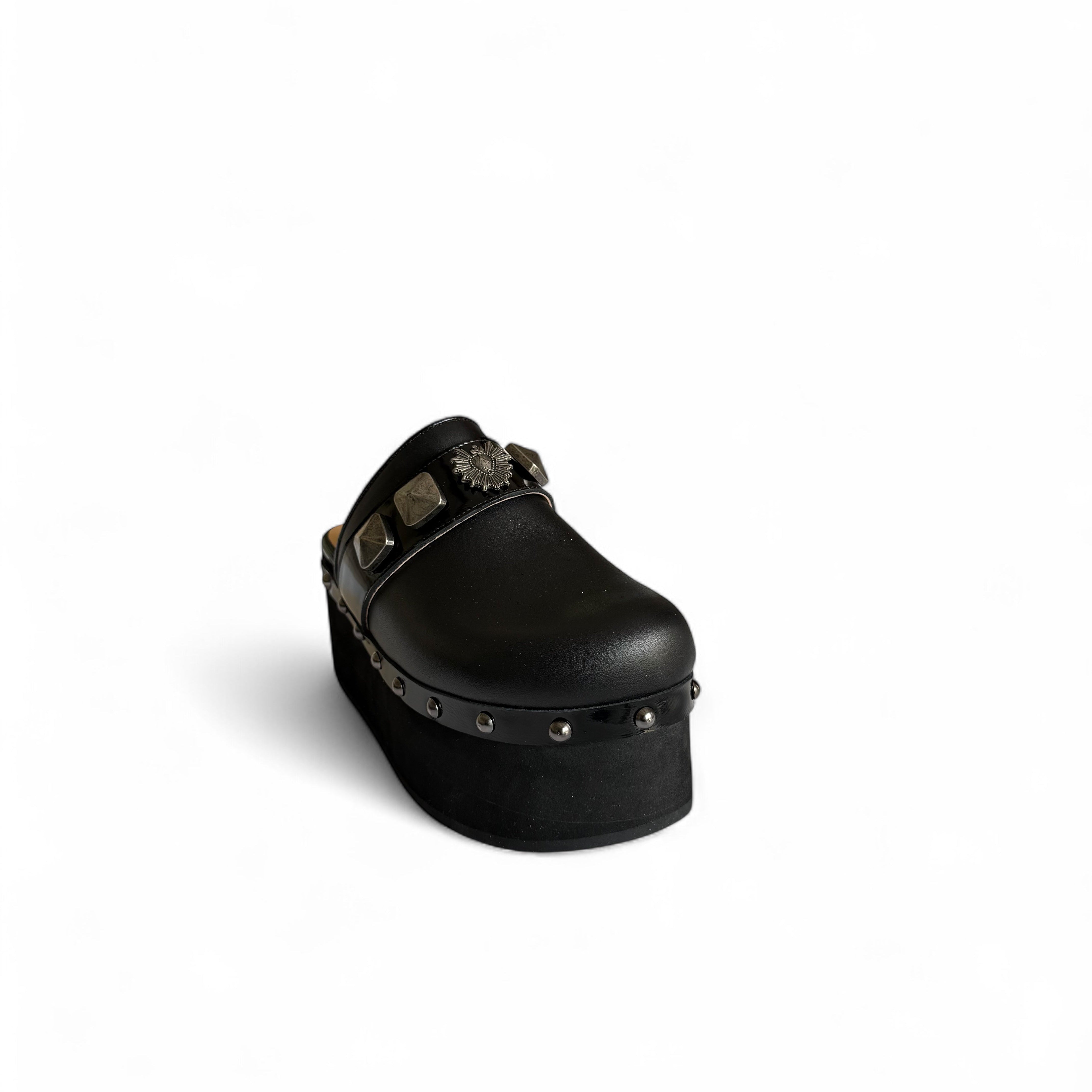 ZUECO MARTINA NEGRO ALTO – Zapatos Vanessa Gil
