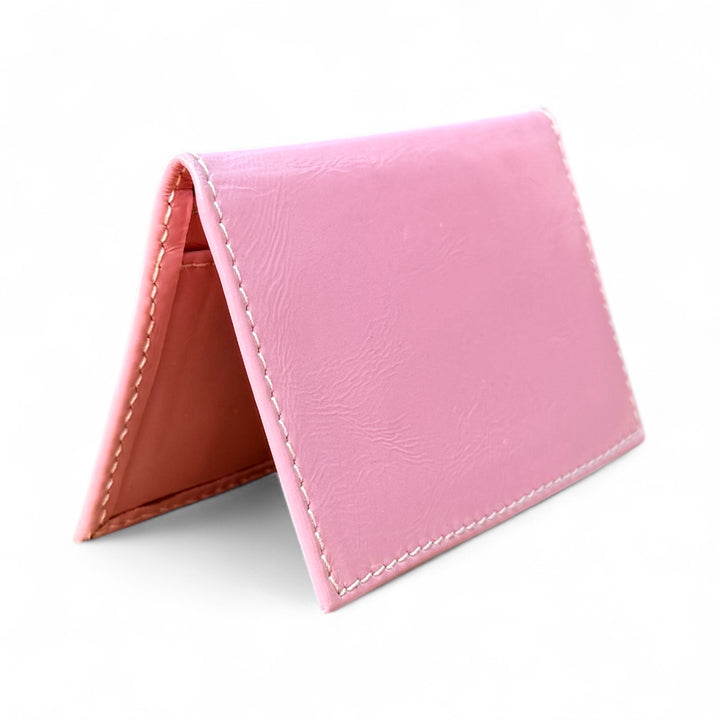 BILLETERA DE CUERO ROSADO