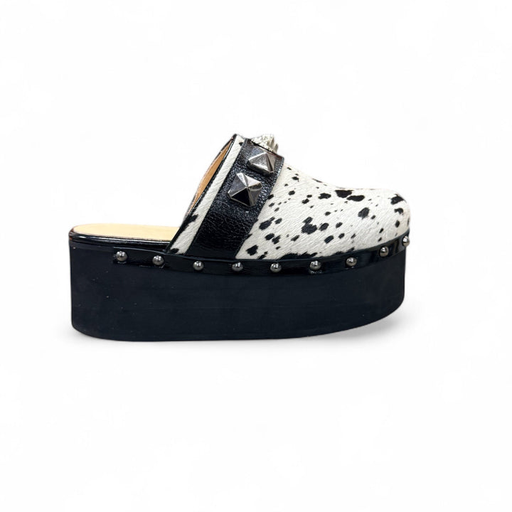 ZUECO MARTINA ALTO VACA NEGRO