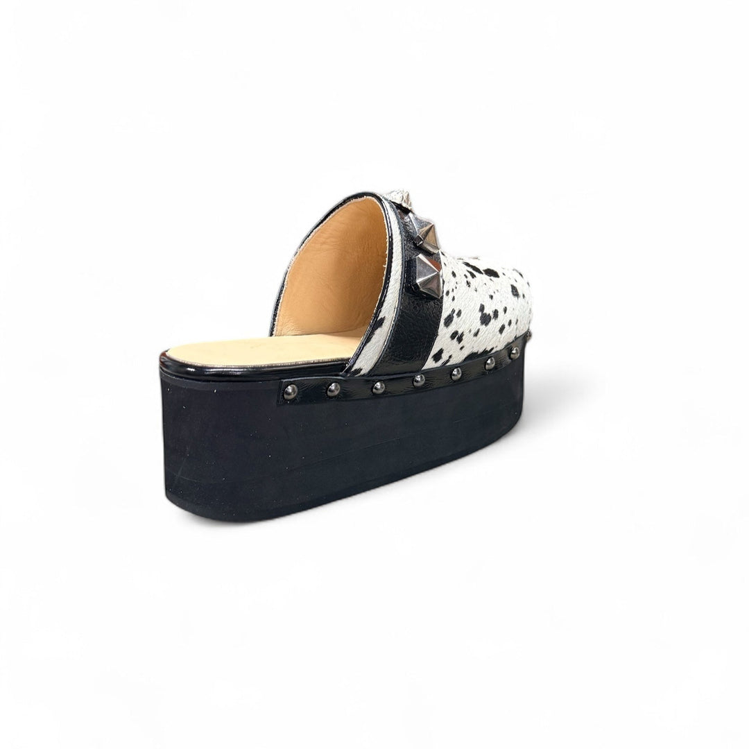 ZUECO MARTINA ALTO VACA NEGRO