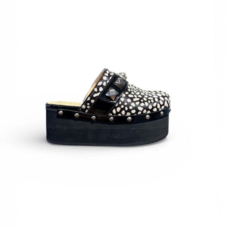 ZUECO MARTINA ALTO VACA NEGRO