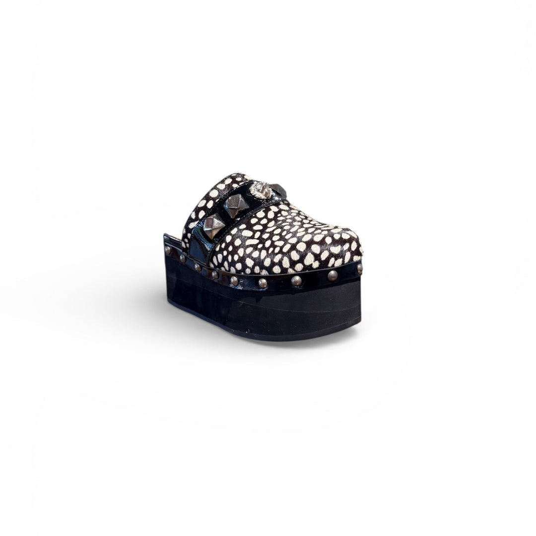 ZUECO MARTINA ALTO VACA NEGRO
