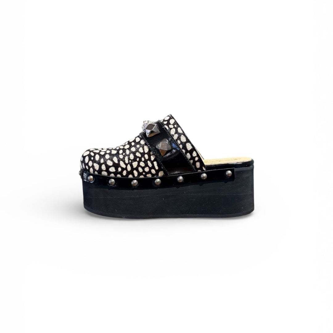 ZUECO MARTINA ALTO VACA NEGRO