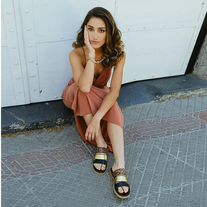 SANDALIA JULYE LEOPARDO