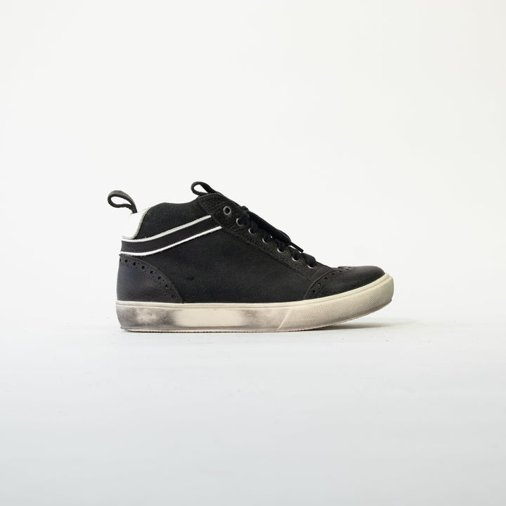 ZAPATILLA CAMI NEGRA DE CUERO MUJER