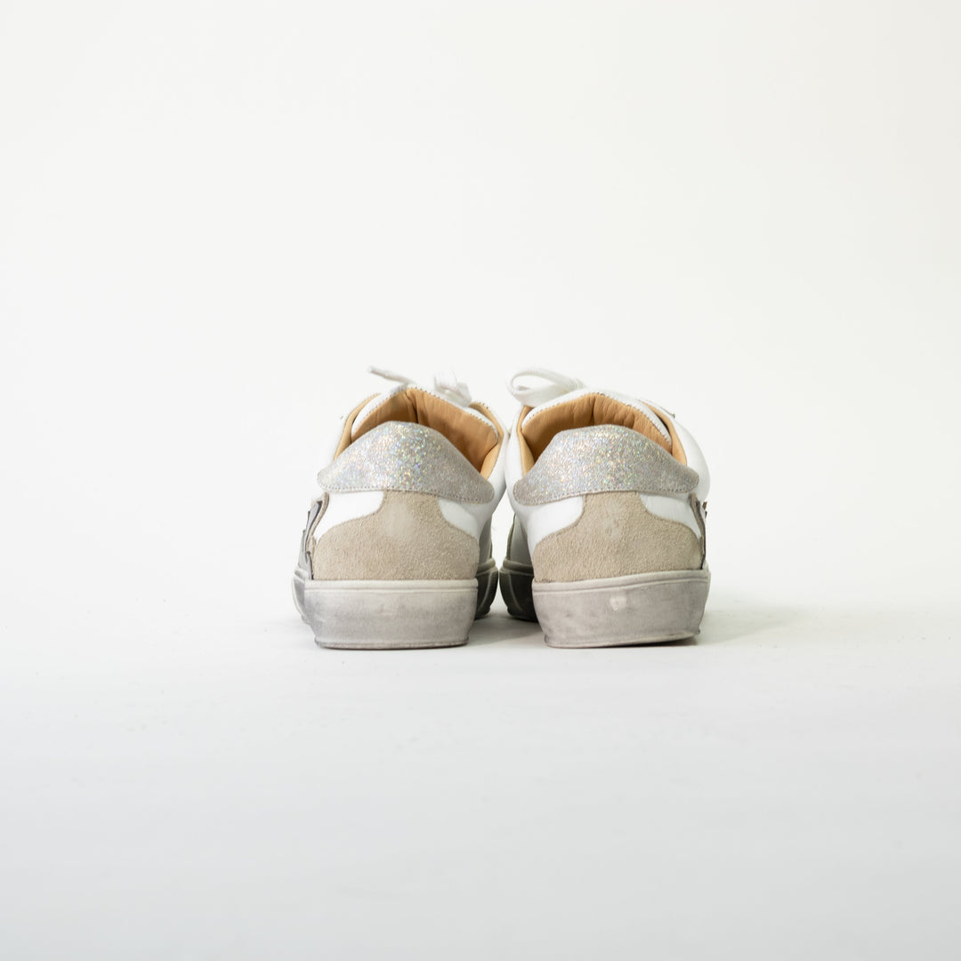 ZAPATILLA DE CUERO LAURA BLANCA