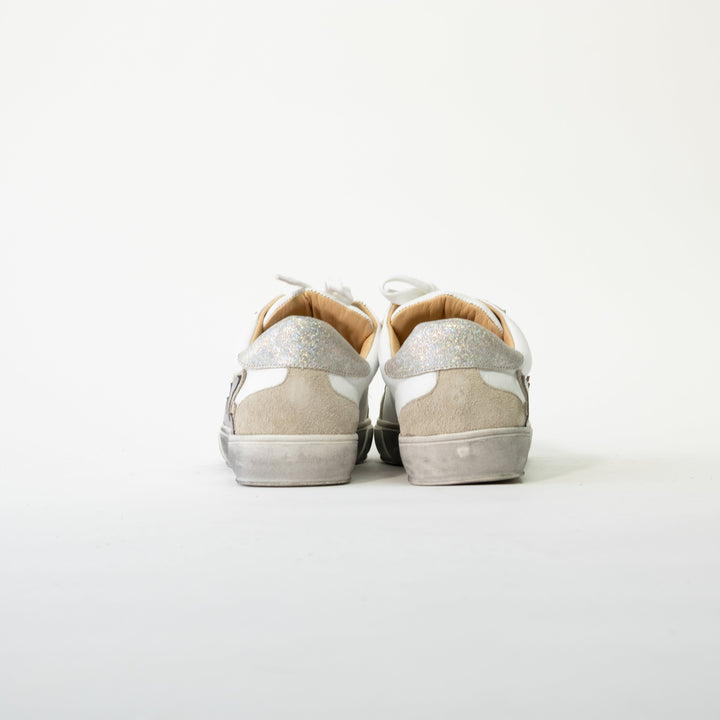 ZAPATILLA DE CUERO LAURA BLANCA
