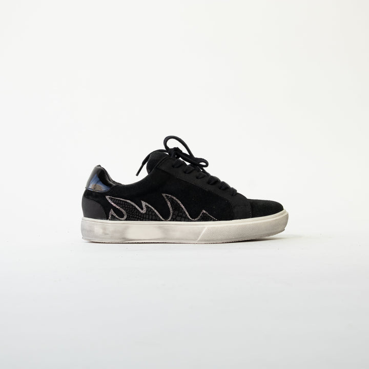 ZAPATILLA CUERO LAURA NEGRA