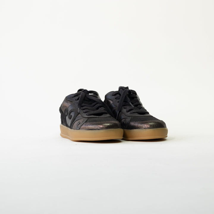 ZAPATILLA CUERO MANDI NEGRA