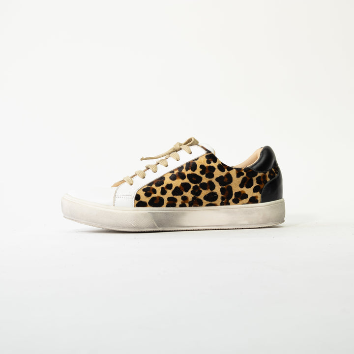 ZAPATILLA DE CUERO PRINT