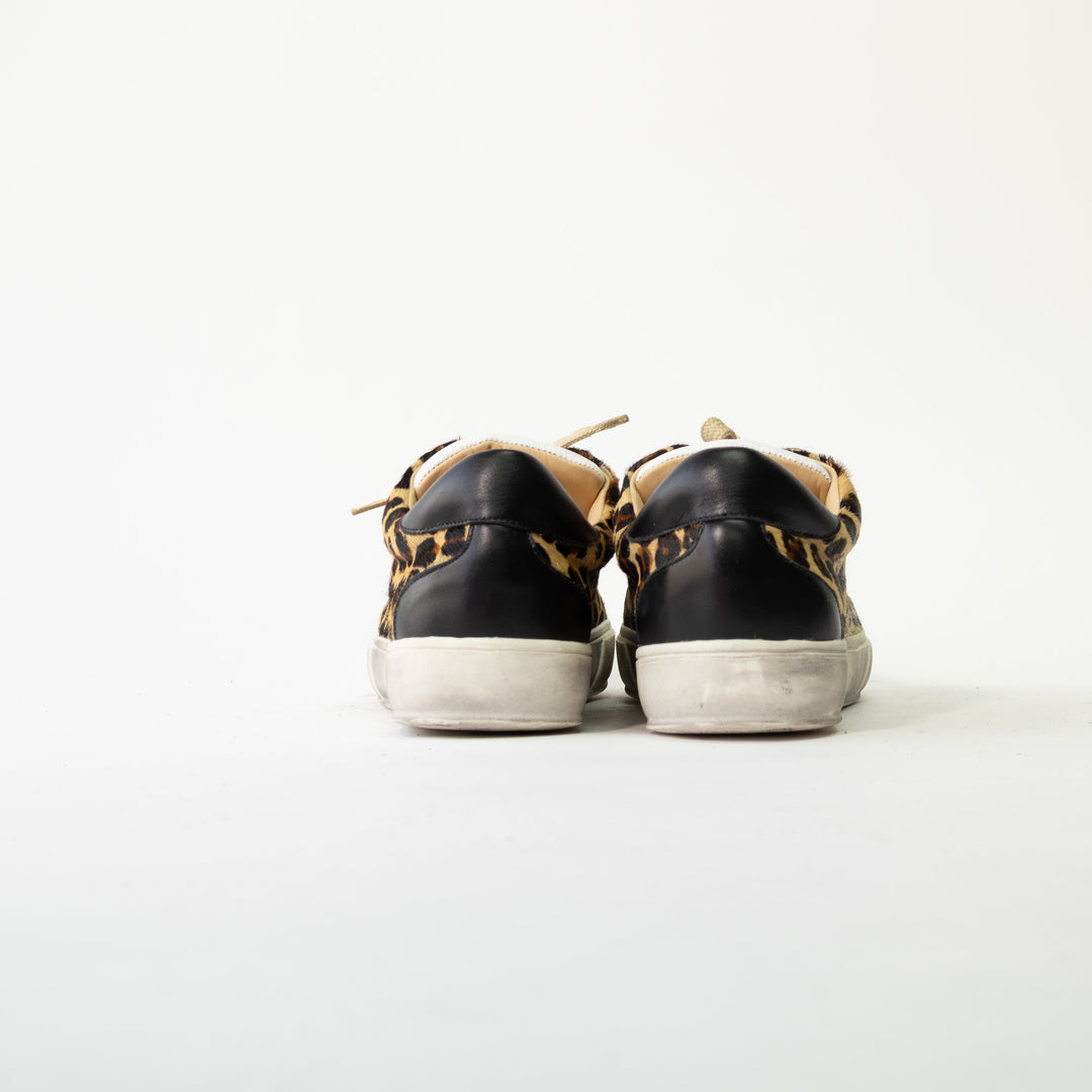 ZAPATILLA DE CUERO PRINT