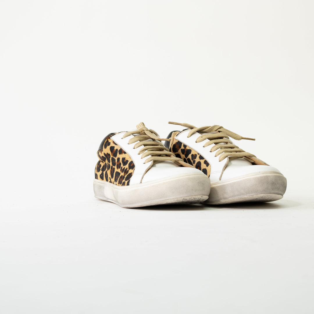 ZAPATILLA DE CUERO PRINT