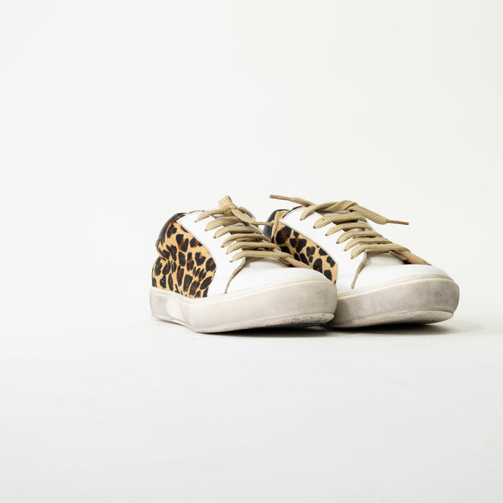 ZAPATILLA DE CUERO PRINT