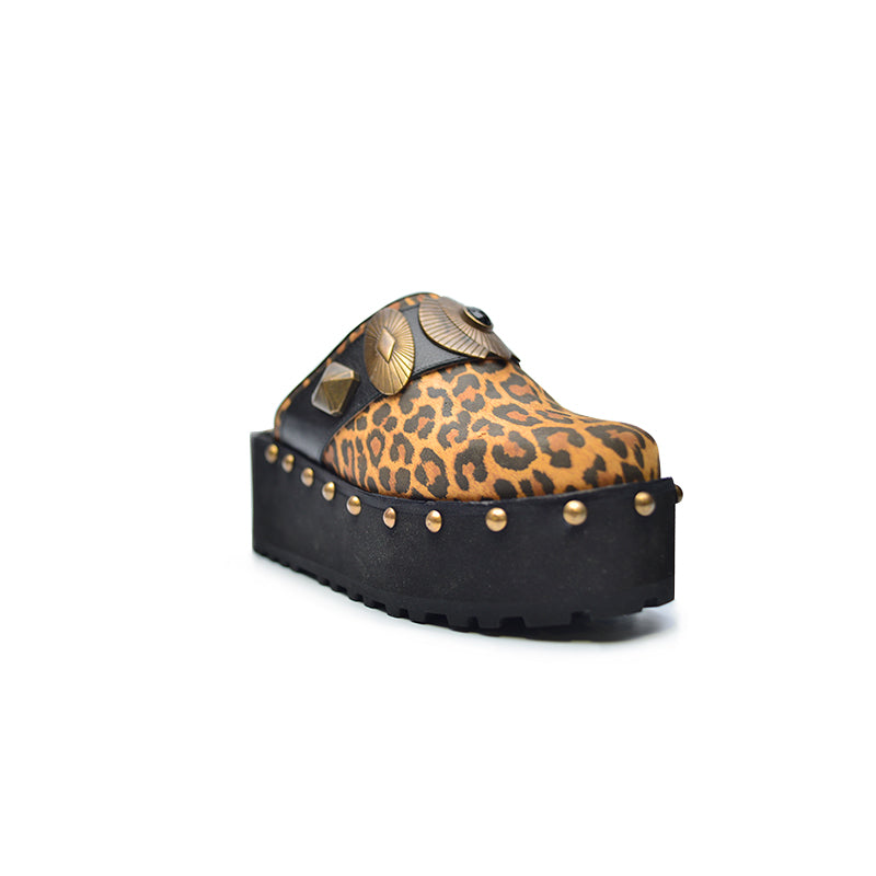 Zuecos animal best sale print mujer