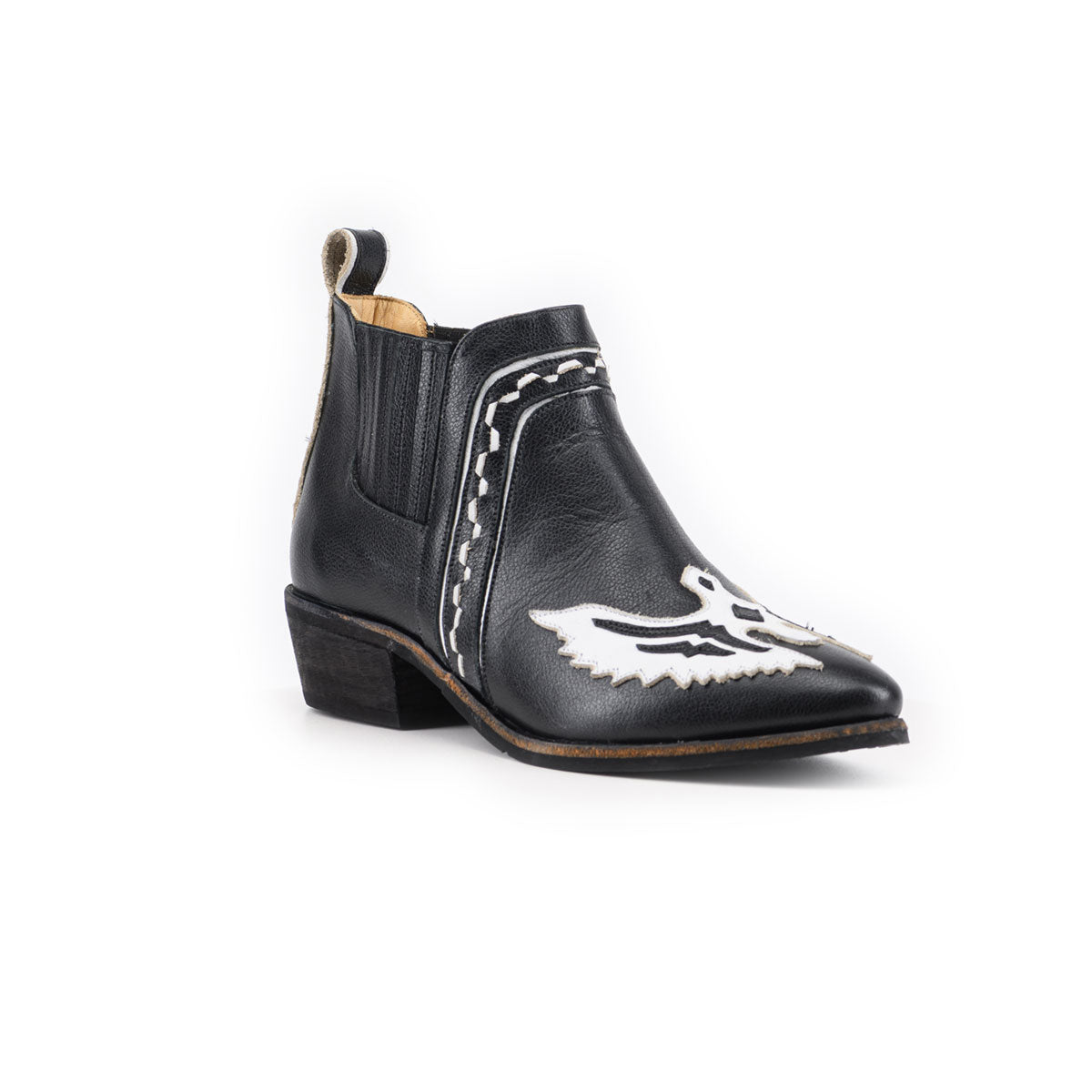 BOT N DE CUERO MILENA NEGRO DE CUERO MUJER Zapatos Vanessa Gil