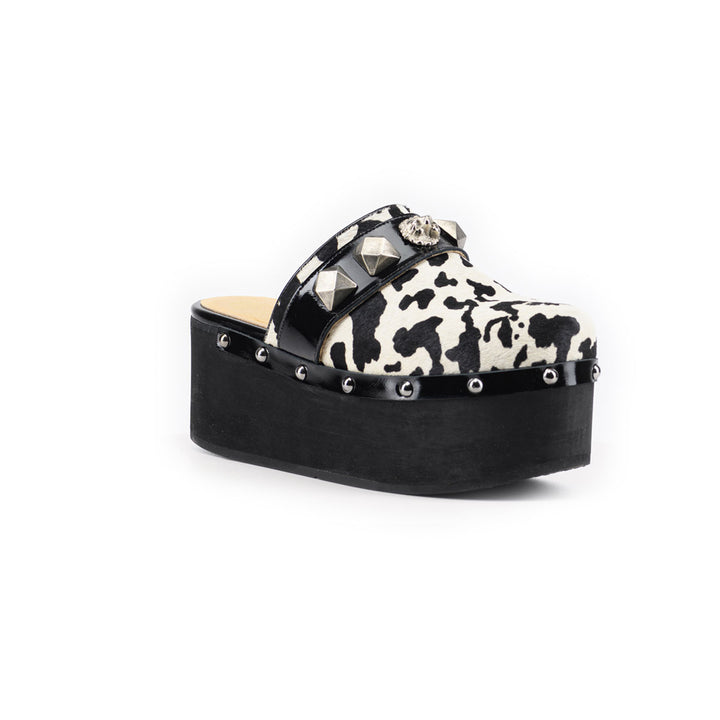 ZUECO MARTINA PRINT NEGRO