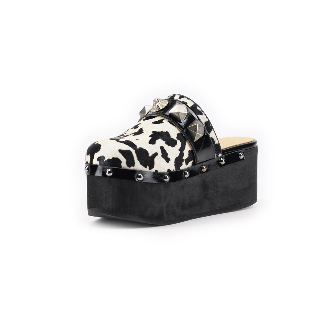 ZUECO MARTINA PRINT NEGRO