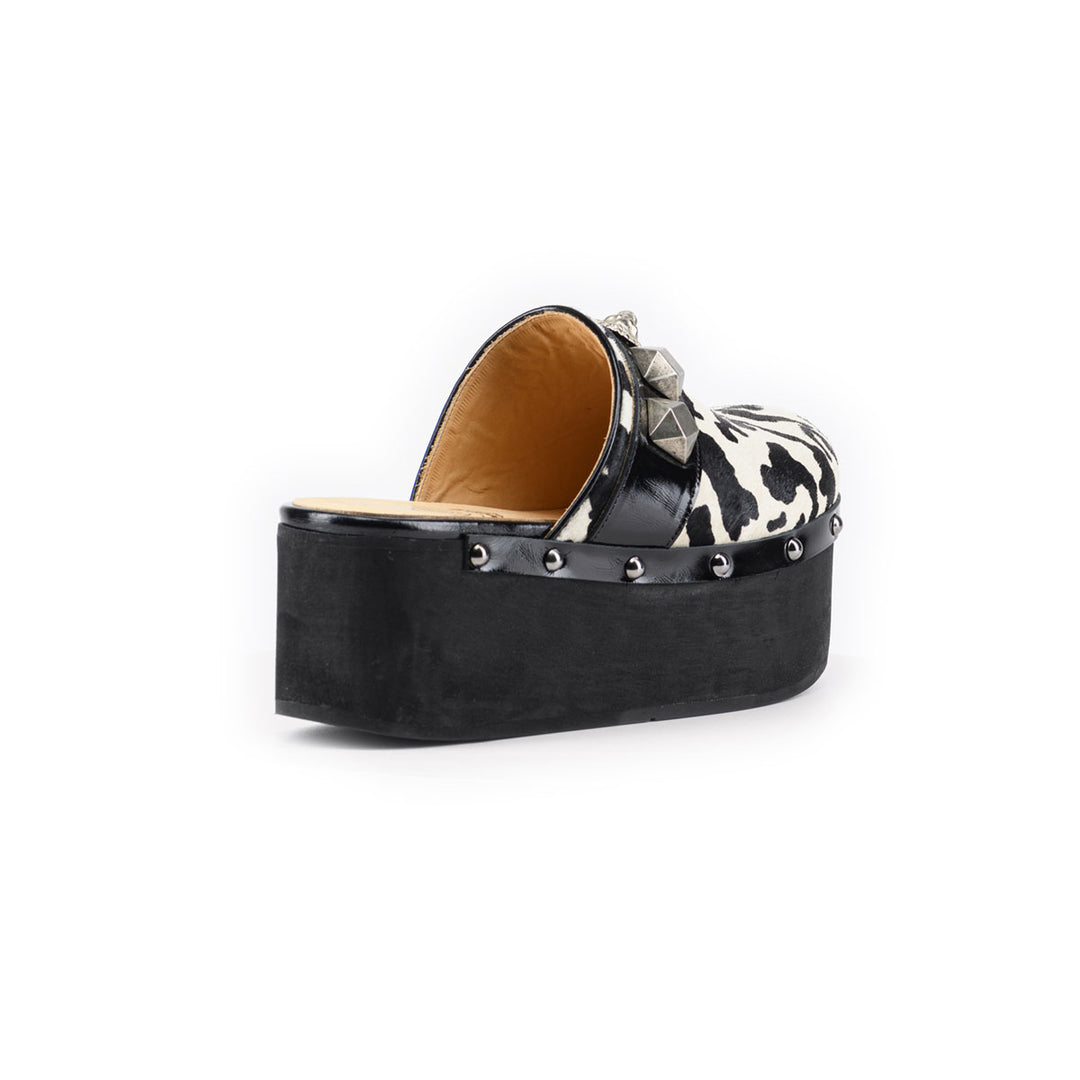 ZUECO MARTINA PRINT NEGRO