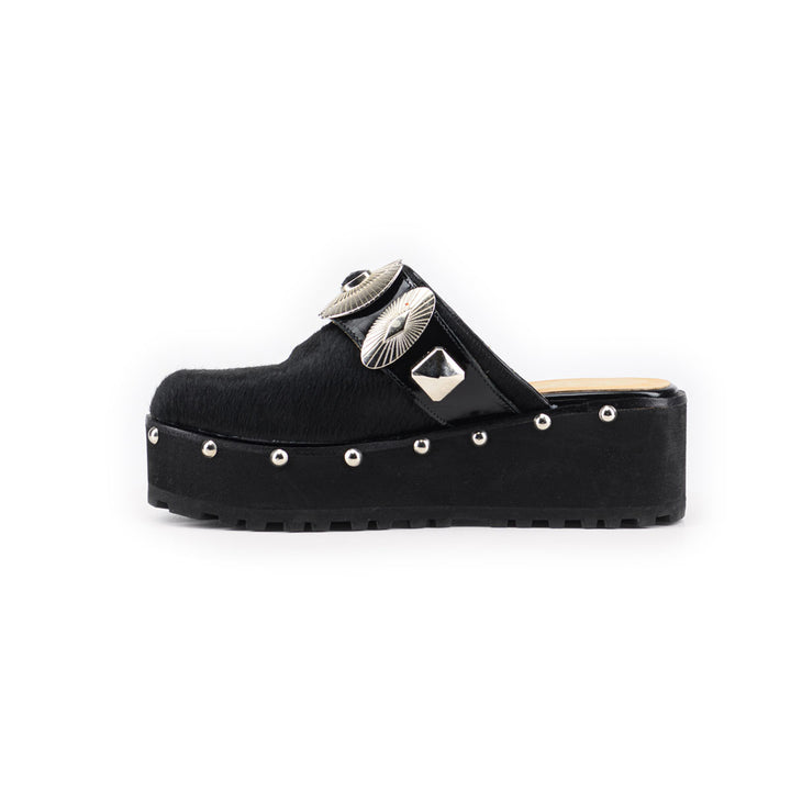 ZUECO MARIA PIEL NEGRO