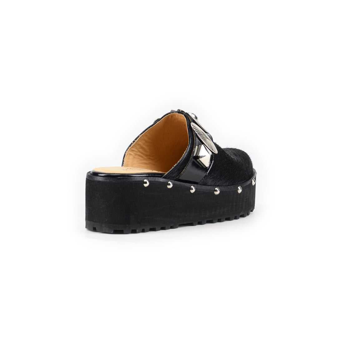 ZUECO MARIA PIEL NEGRO